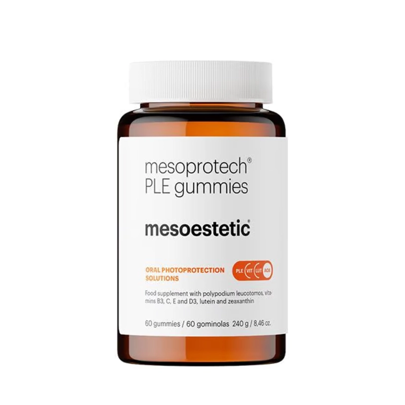 Mesoprotech PLE Gummies Mesoestetic | Antioxidante para Protección Solar
