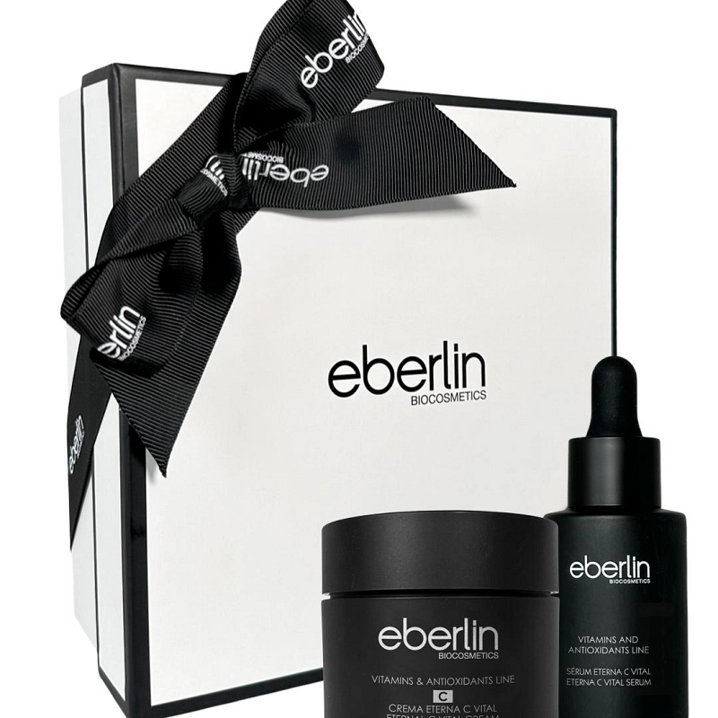 Pack Navidad Vitamina C Eberlin | Sérum 30ml + Crema 50ml (Línea Vitamins and Antioxidants)