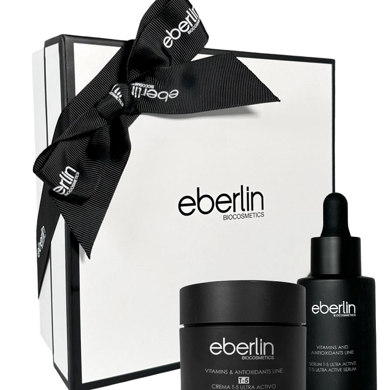 Pack Navidad Vitaminas y Antioxidantes Eberlin | Sérum T-5 y Crema T-5 Ultraactiva