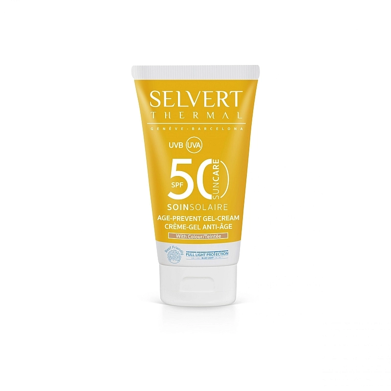 Protección Facial color SPF50 | Crema facial - Sun Care - Selvert Thermal ®